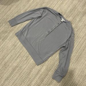 Athleta 3/4 button sweatshirt